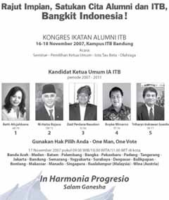 Berebut Ketua IA-ITB Lewat Dunia Maya