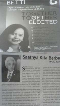 Betti dan Hatta Bersaing Ketat