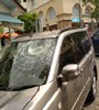 Tembok ITC Permata Hijau Ditabrak, X-Trail Kejatuhan Beton