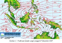 Jateng - Jatim  Hujan Lebat & Angin Kencang Hingga 29 Desember