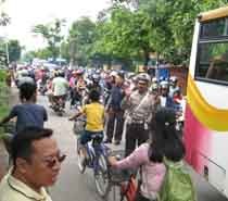 Jalan Protokol Tenggelam, Kota Bojonegoro Darurat