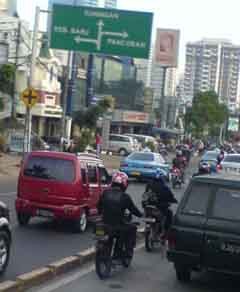 Lalu Lintas Jakarta Tetap Meriah