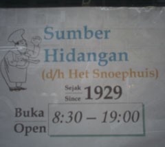 Es Krim ala Kolonial di Braga