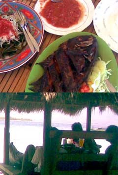 Santap Snapper di Bibir Gili Meno