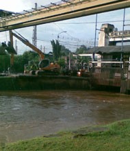 Pintu Air Manggarai Belum Normal