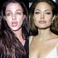Angelina Jolie Bersanding dengan Britney 