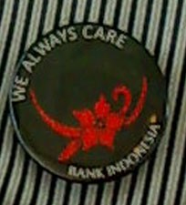 Kenakan Pin We Always Care BI, Staf Dukung Burhanuddin