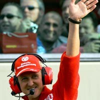 Schumi Dampingi Raikkonen Uji F2008 