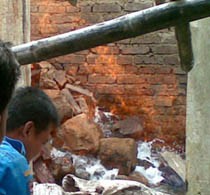 Semburan Api Terjadi di Porong