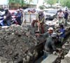 Pembangunan Saluran Air di Kapasan Bikin Macet