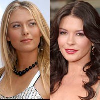Sharapova Tekuk Catherine Zeta-Jones 