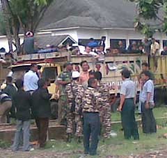 Suasana RS Haji Masih Panas