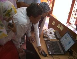 Sehari Dijagokan Quick Count, Heryawan Kunjungi Media