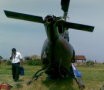 Heli Jatuh di Persawahan Kering Gianyar, Terdengar Ledakan