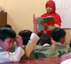 Murid TK Al Ikhlas Mengungsi