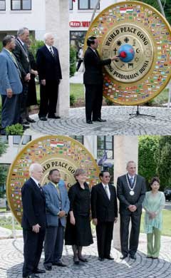 Dari Bogor Gong Perdamaian Dunia Diresmikan di Hungaria