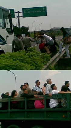 Si Cantik Turun dari Land Cruiser, Naik Truk Militer 