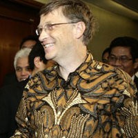 Kisah Baju Batik Bill Gates
