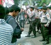 Polisi Jaga Ketat Gedung Sate