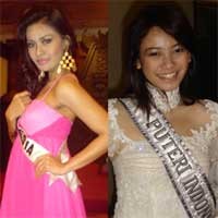 Dua Putri Indonesia Menjelang Miss Universe
