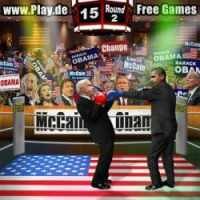 Obama Baku Hantam, Hillary jadi Ring Girl