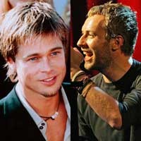 Brad Pitt Bikin Vokalis Coldplay Resah