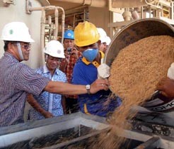 Semen Gresik Gunakan Limbah Pertanian untuk Bahan Bakar