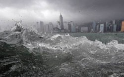 Hong Kong Diterjang Badai, Sekolah & Kantor Diliburkan