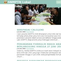 Pukul 11.00 WIB, 22 Ribu Formulir SNMPTN Dikembalikan