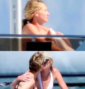 Bintang Ally McBeal Topless di Italia