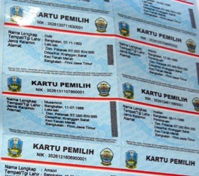 14 Ribu Warga Kota Malang Belum Terima Kartu Pemilih