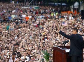 Dihadiri 200 Ribu Orang, Obama Pidato Soal Tembok Antar Ras