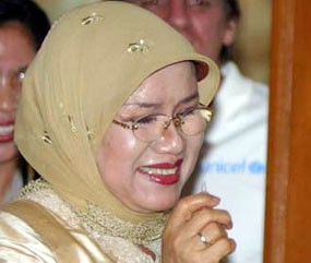 Naik Heli Saat Hujan, Mufidah Kalla Ketakutan