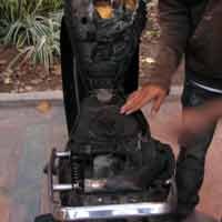 Motor Supra Terbakar, Gilang Selamat