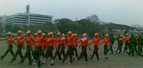 Jelang Agustusan, Calon Paskibra Gelar Latihan
