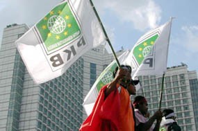 Ratusan Kader PKB Pendukung Gus Dur Rusak Kantor DPC Garut