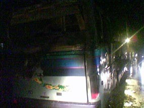 12 Penumpang Bus Dijemput Agen Nganjuk