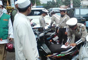 Ratusan Motor FPI Bergerak, Awas Macet di Sudirman-Thamrin
