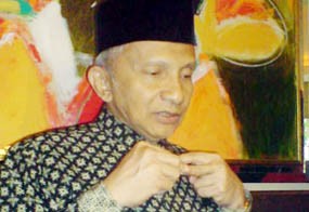 Amien Rais Mau Jadi Capres Asal Double Digit