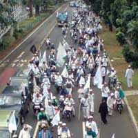 Massa FPI Bubar, Lalu Lintas di Sekitar Istana Lancar
