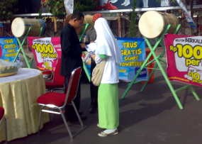 Pas Car Free Day, Anak Yatim Padati Bundaran HI
