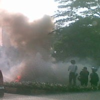 Bambang Sedih Mercy Hasil Kerja Kerasnya Terbakar di Semanggi