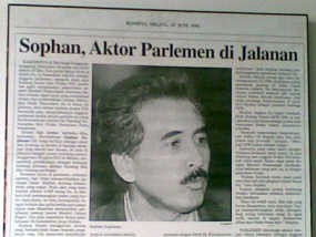 Mantan Jenderal Diisukan Lindas Sophan