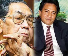 Yusril Bertemu Gus Dur di Kantor PBNU