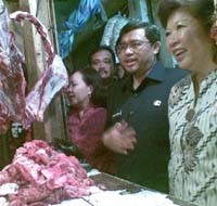 Mendag Sidak Pasar Sederhana
