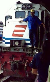Perlintasan Kereta Api di Lamongan Makan Korban Jiwa