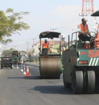 Perbaikan Jalan di Cikampek-Cirebon