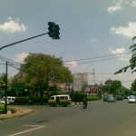 Kendaraan Belum Padati Jalan Martadinata