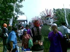 75 Bus Angkut Pemudik Berangkat dari Senayan