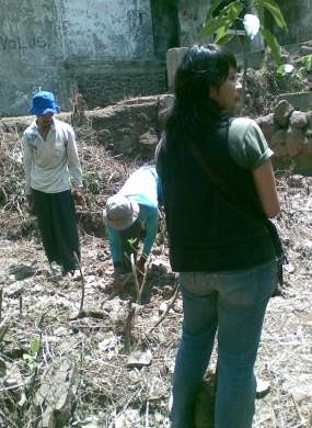 Baksil Mulai Ditanami Pohon